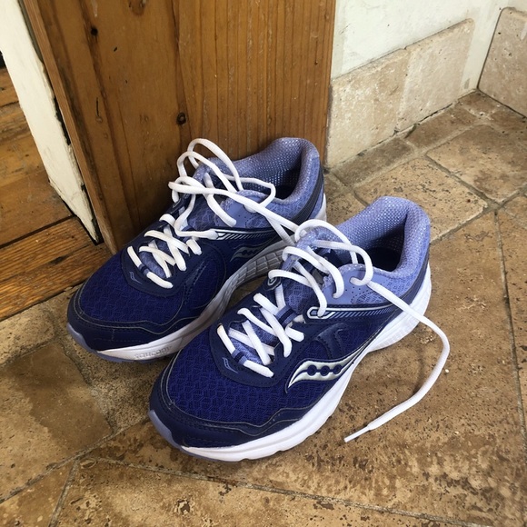 purple saucony sneakers